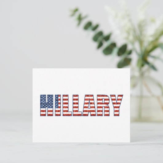 sequenhillary briefkaart (Staand voorkant)