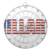 sequenhillary dartbord (Voorkant)