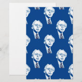 sequentie bernie sanders briefpapier (Voorkant / Achterkant)
