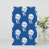 sequentie bernie sanders briefpapier (Staand voorkant)