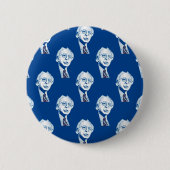 sequentie bernie sanders ronde button 5,7 cm (Voorkant)