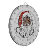 sequentie zwarte santa claus dartbord (Voorkant Links)