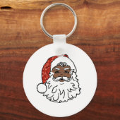 sequentie zwarte santa claus sleutelhanger (Voorkant)