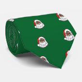 sequentie zwarte santa claus stropdas (Opgerold)