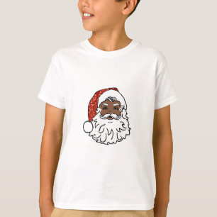 sequentie zwarte santa claus t-shirt