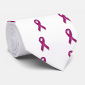 sequentieel roze borstkankervoorlichting stropdas (Opgerold)