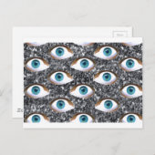 sequiëren van ogen briefkaart (Voorkant / Achterkant)