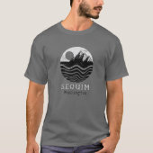 Sequim  bergen met wandelende Camping Washington T-shirt (Voorkant)