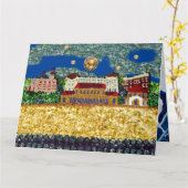 Sequin Art Verjaardag Kaart | Bondi Beach, Austral (Gele Bloem)