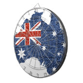 sequin australiaanse vlag dartbord (Voorkant Rechts)