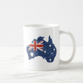 sequin australiaanse vlag koffiemok