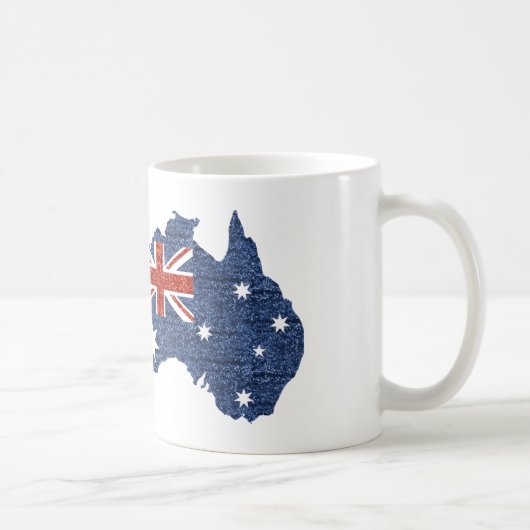 sequin australiaanse vlag koffiemok (Rechts)