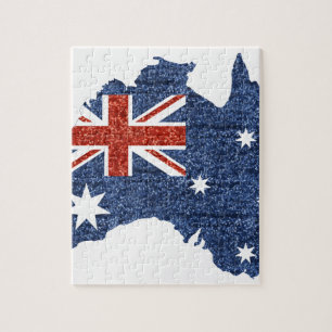 sequin australiaanse vlag legpuzzel