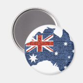 sequin australiaanse vlag magneet (Voorkant / Achterkant)