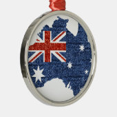 sequin australiaanse vlag metalen ornament (Rechts)