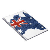 sequin australiaanse vlag notitieboek (Rechterzijde)