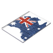 sequin australiaanse vlag notitieboek (Linkerzijde)