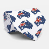 sequin australiaanse vlag stropdas (Opgerold)