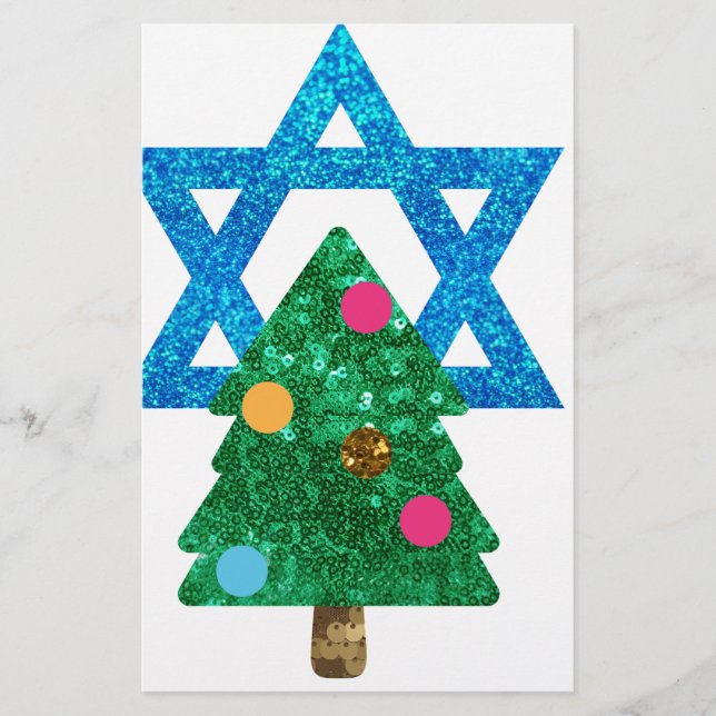 sequin christmukkah hanukkah (Voorkant)