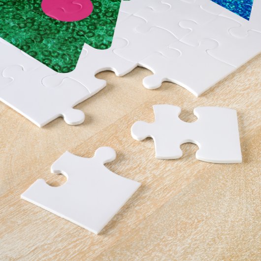 sequin christmukkah hanukkah legpuzzel (Zijkant)