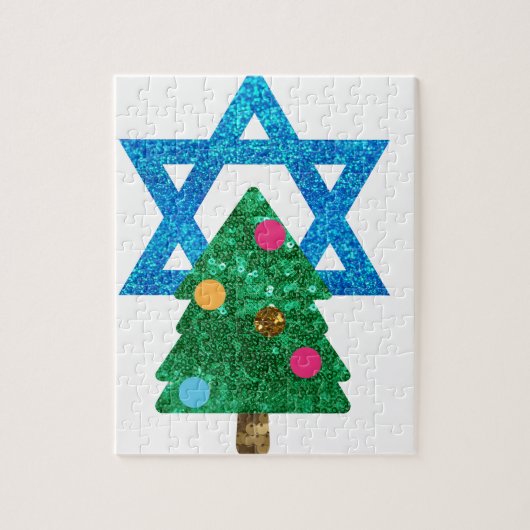 sequin christmukkah hanukkah legpuzzel (Verticaal)
