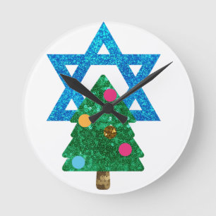 sequin christmukkah hanukkah ronde klok
