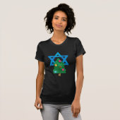 sequin christmukkah hanukkah t-shirt (Voorkant volledig)