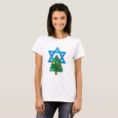 sequin christmukkah hanukkah t-shirt (Voorkant volledig)
