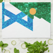 sequin christmukkah hanukkah theedoek (Gevouwen)