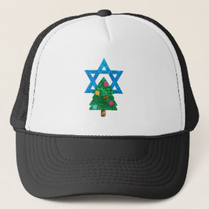 sequin christmukkah hanukkah trucker pet