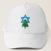 sequin christmukkah hanukkah trucker pet (Voorkant)