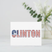 sequin Clinton Briefkaart (Staand voorkant)
