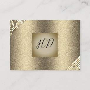 Sequin en Glitter / Executive Gold (uitvoerend) Visitekaartje