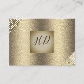 Sequin en Glitter / Executive Gold (uitvoerend) Visitekaartje (Voorkant)