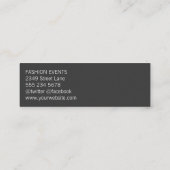 Sequin en Glitter Mini Visitekaartje (Achterkant)