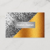 Sequin en Glitter Visitekaartje (Voorkant)