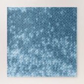 Sequin Fabric: Sky Blue Shimmer. Legpuzzel (Horizontaal)