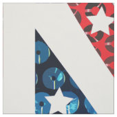 Sequin George Washington stof (Swatch)