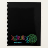 Sequin Glow Knitting Planner (Voorkant)