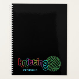 Sequin Glow Knitting Planner