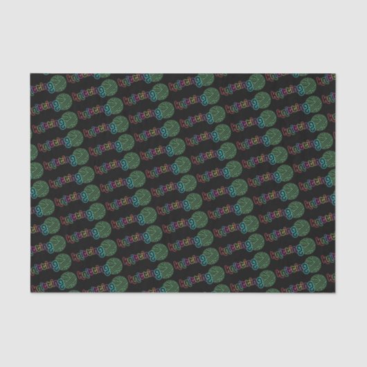 Sequin Glow Knitting Tissuepapier (Voorkant)