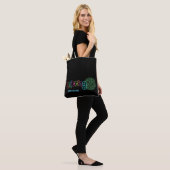 Sequin Glow Knitting Tote Bag (Op model)