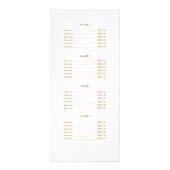 Sequin Lipstick Logo Makeup Artiest Price List Reclamekaart (Achterkant)