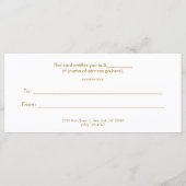 Sequin Lipstick Logo Salon & Spa Cadeaubon (Achterkant)