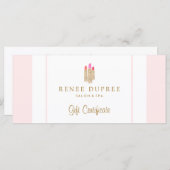 Sequin Lipstick Logo Salon & Spa Cadeaubon (Voorkant / Achterkant)
