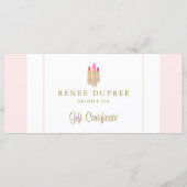 Sequin Lipstick Logo Salon & Spa Cadeaubon (Voorkant)