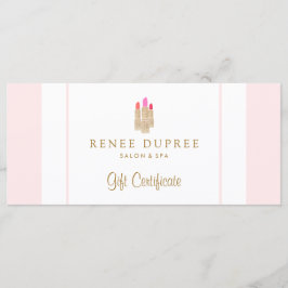 Sequin Lipstick Logo Salon & Spa Cadeaubon