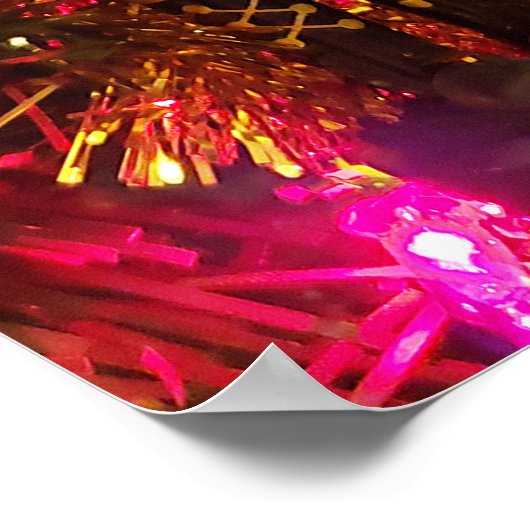 Sequin Notenkraker soldaat kerst ornament Poster (Hoek)