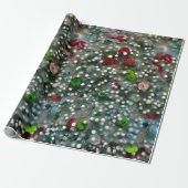 Sequin Slime Wrapping Paper Cadeaupapier (Uitgerold)