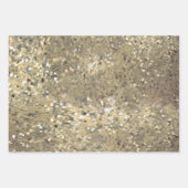 Sequin thema gouden geschenkverpakking voor specia inpakpapier vel (Voorkant)